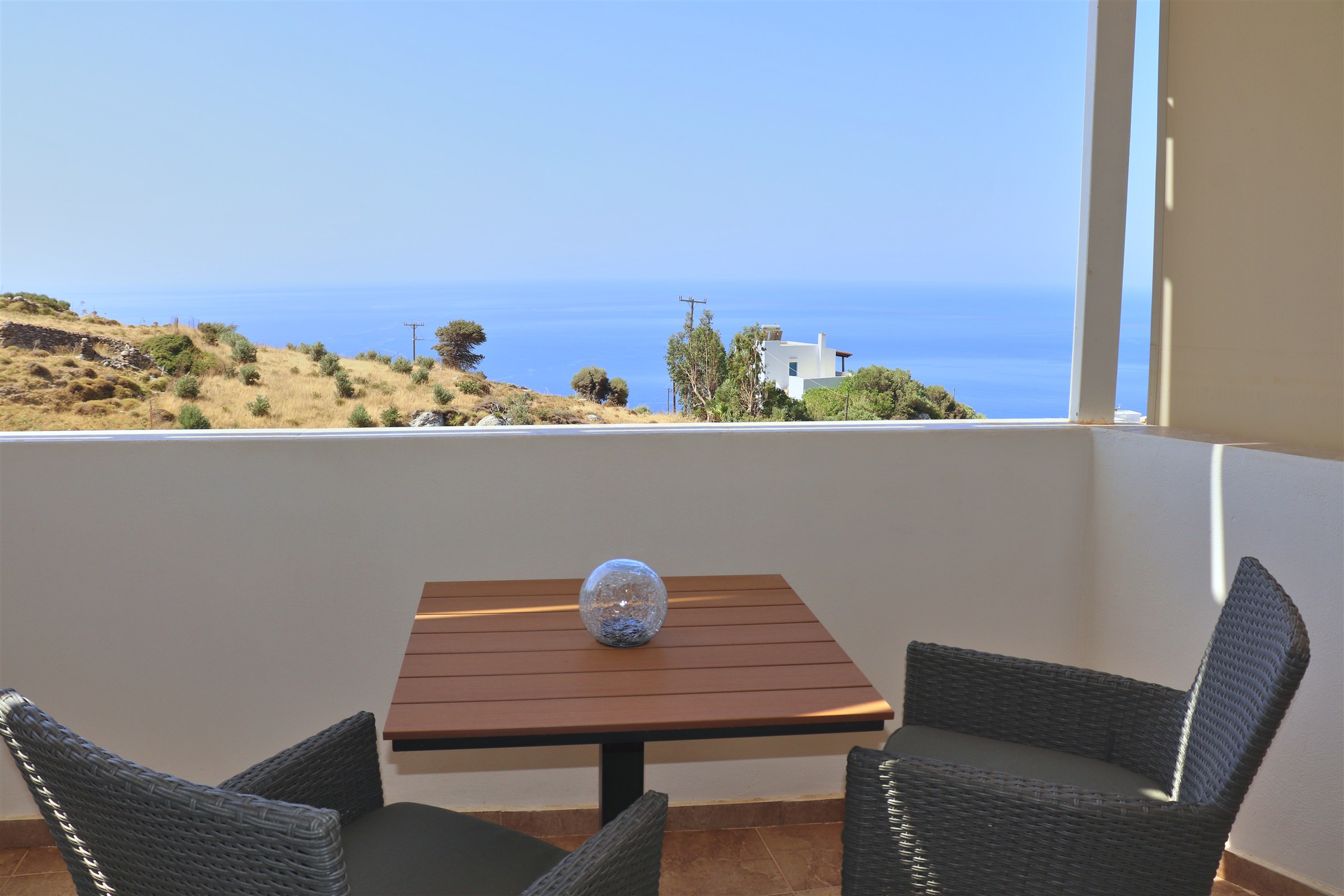 Θέα από τη βεράντα Cleopatra Suite